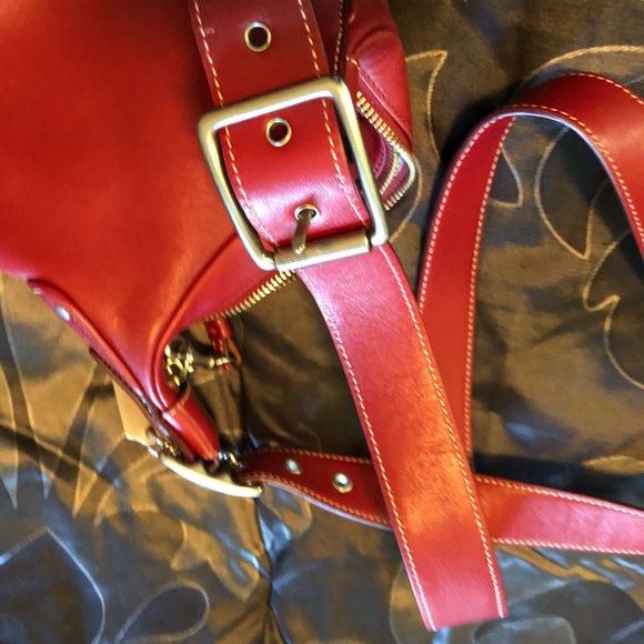 Coach Red Hobo Bag - Picture 7 of 8